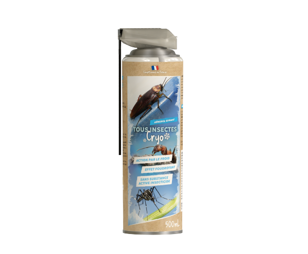 Cryo Aérosol Givrant tous insectes