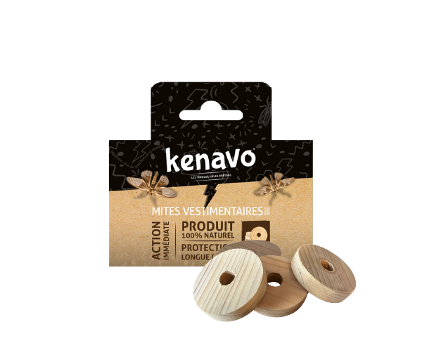 Kenavo Mites vestimentaires bois de cèdre